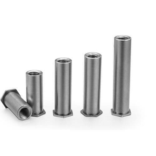 BSO-M6-8/10/12/14/16/18/20/22/25 Types BSO Blind threaded Standoffs , carbon steel, zinc plating