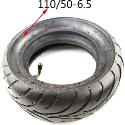 Good quality 110/50-6.5 Rear Tire& 110/50-6.5 Inner Tube Bent Valve fits 49cc Mini Dirt Bike e Scooter Mini Moto