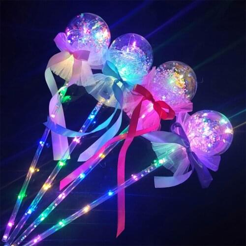 Landzo New Color Flash Wave Ball Electric Childrens Toys Flash Stick Childrens Light Toys Kids LED Ball Party Concert Supplies