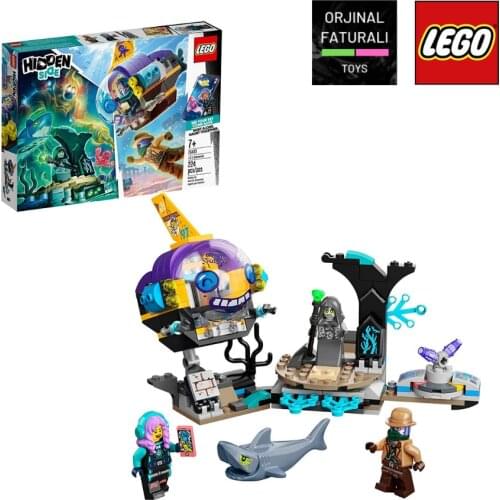 LEGO Hidden Side J.B.’s Submarine 70433, Augmented Reality (AR) Ghost Toy, Featuring a Submarine, App-Driven Ghost-Hunting Kit