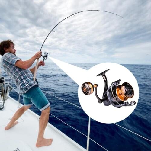 Metal Support Spinning Fishing Reel CNC Carved High Speed Aluminum Wire Spool Cost-Effective Lightweight Long Throw Fishing Reel