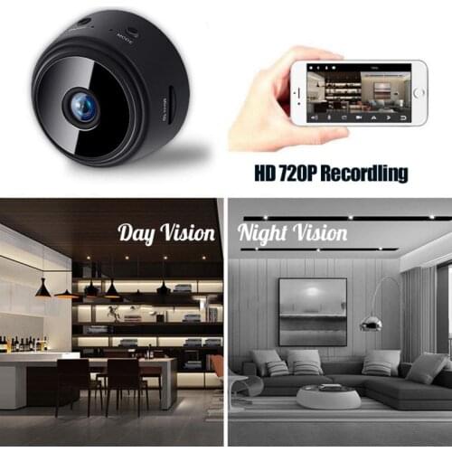 2.4GHz A9 720P Wifi Mini Camera Home Security Night Vision Wireless Surveillance Camera Work With Little Stars APP Camcorders