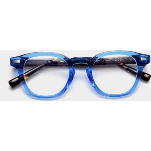 Fashion Optical Glasses Frame Man Women Brand Design Acetate Vintage Style Myopia Eyeglasses Frame Clean Lens High Quality