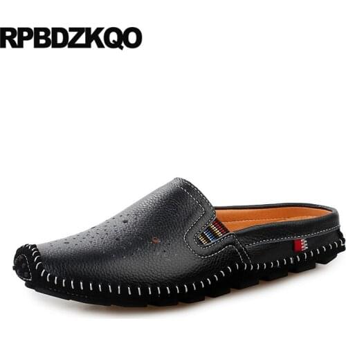 Shoes Orange White Breathable Black Designer Summer 2021 New Men Flats Slip On Mules Fashion Comfort China Hot Sale Male Sandals