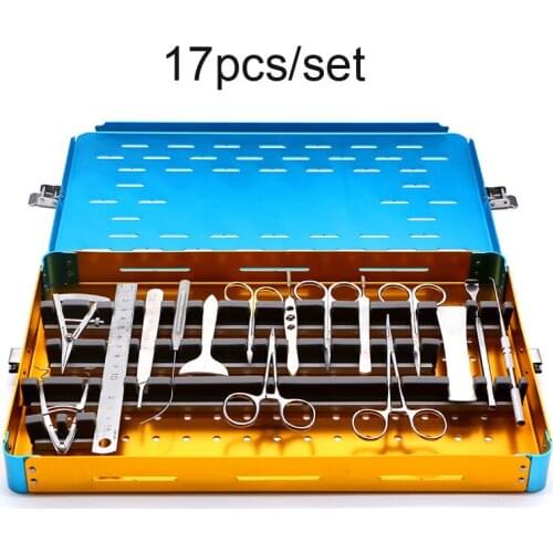 Eye surgery equipment 17-piece eye surgery kit double eyelid eyebrow lifting eye bag tool