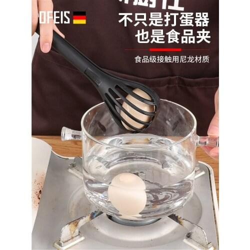 OFEIS Egg Beater 304 Stainless Steel Egg Whisk Manual Hand Mixer Self Turning Egg Stirrer Kitchen Accessories Egg Tools