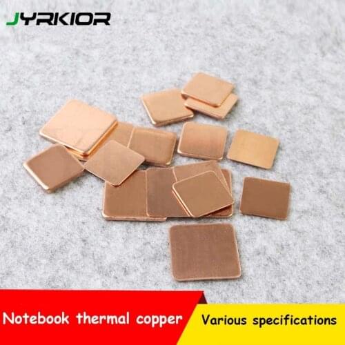 Jyrkior Cooling Copper Foil Copper Thermal Pad Sticking Laptop Motherboard Memory Pure Red Copper Heat Sink With Heat Conduction