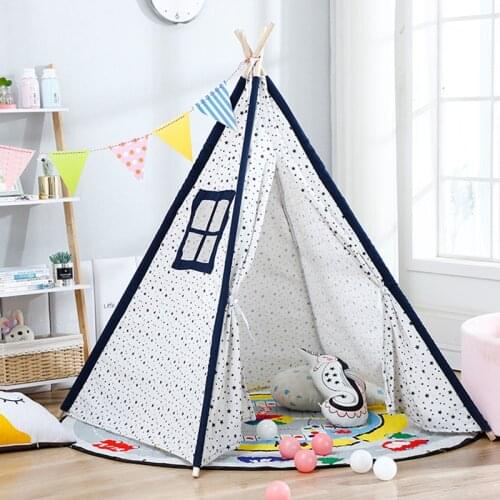 1.6m Portable Teepee Tents For Kids Child Play Tent House Wigwam Indoor Tipi Infantil Childrens Tent