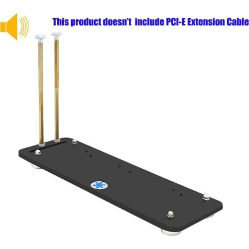 PCI- E 3.0 16X Graphics Card vertical kickstand/base with magnetic standoff for DIY ATX case