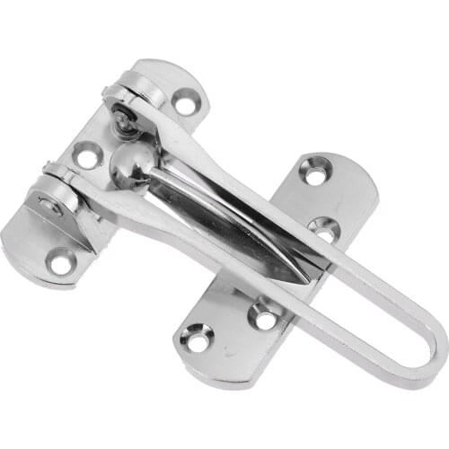 Front Door Security Chain Hasp Latch Lock Safety Strong Durable Chain Lock Guard Catch Anti-theft Clasp For Home Security