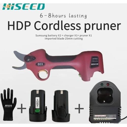 Vineyard electric pruning shears Cordless garden tools Two batteries Working hours 8 hours Gardening scissors
