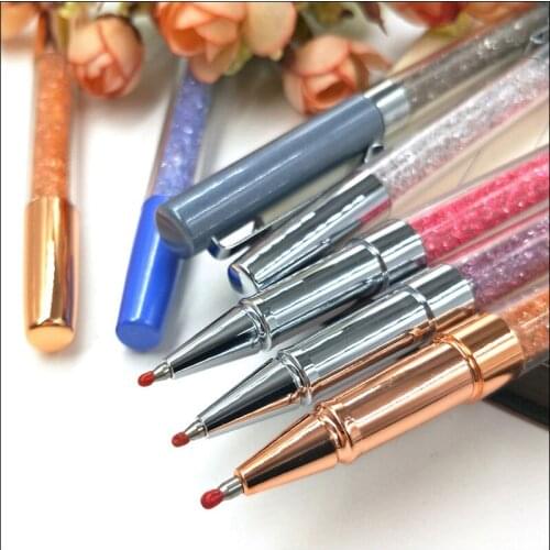 Ballpoint pen writing signature high quality crystal diamond 6 colors can choose Office stationery gift pen