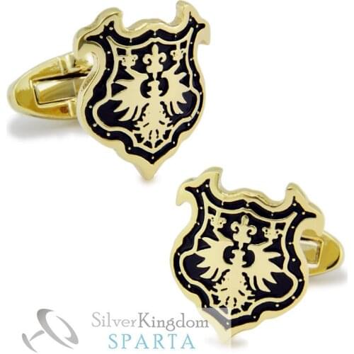 SPARTA Maya Plated with Gold cufflinks mens Cuff Links + Free Shipping