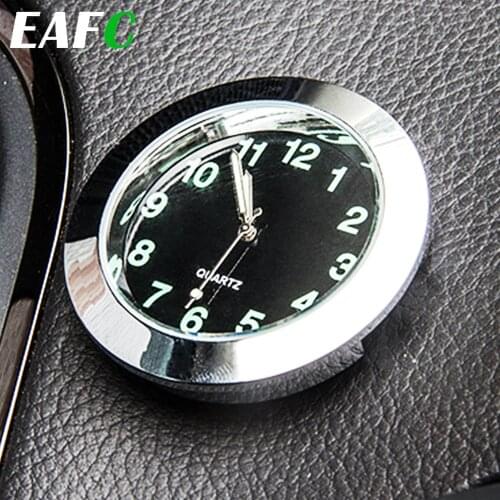 Luminous Auto Gauge Clock Mini Car Air Vent Quartz Clock with clip Auto air outlet Watch Car styling for Audi 100 200 80 Quattro