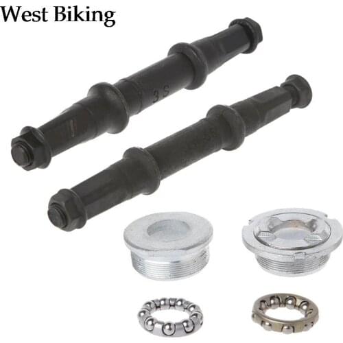 Bicycle Shaft Axie Bottom Bracket Fixed Bike Crank Square Hole Cycling Steel MTB