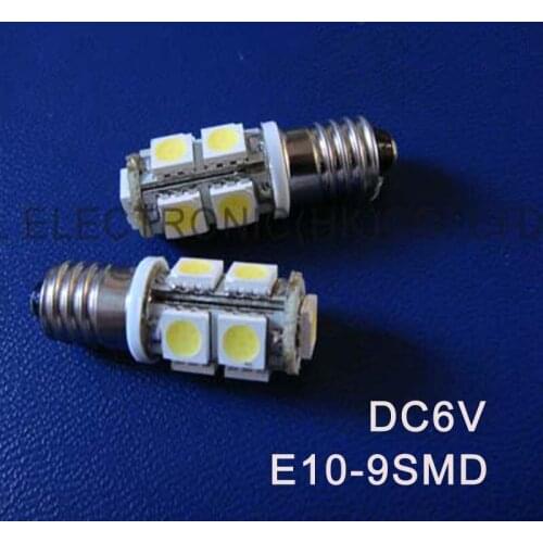High quality DC6V 6.3V E10 led Bulb Lamp Light,Warning Signal Pilot Lamp Indicator light caution light free shipping 100pcs/lot