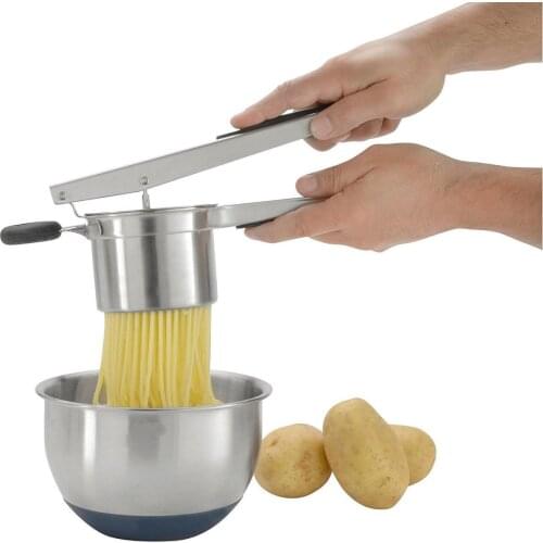 High-end stainless steel manual juicer mashed potato sweet potato fruit juicer lemon clip infant food supplement tool