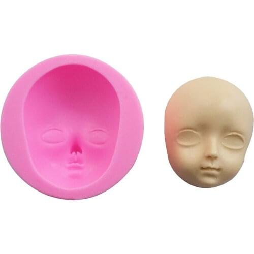 1 pc Handmade the Baby Face Resin Pastry Silicone Mold Fondant Mold Cake Decorating Tools