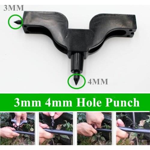 1PC Drip Practical Plastic Hole Puncher Manual Home Easy Apply Hose Fitting Garden Irrigation Powerful Drilling Tool Dual Tip