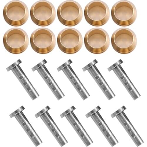 10 Set Hydraulic Disc Brake Hose MTB Mountain Bike Bicycle Olive Connector Insert for Shimano BH90 Replacement Part