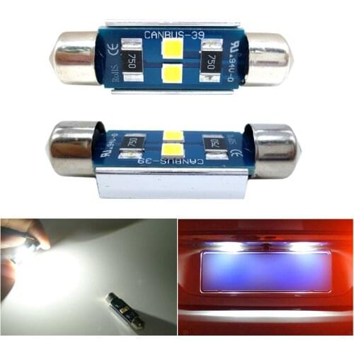 2x Led C5w Lamp Smd 3030 Car Interior Lights For Volvo V70 V50 V60 XC60 70 90 C30 C70 S40 S60 S70 S80 S90