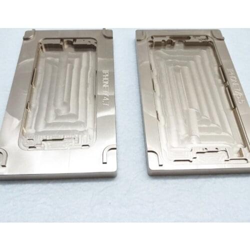 2Pcs/Set For TBK518 Aluminium Mould For iPhone 7 7plus Laminator Mold Metal For The Front Glass With Frame Location For OCA User