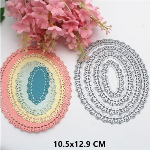 2021 Lace Metal Cutting Dies DIY Scrapbooking Paper Photo Album Crafts Knife Mould Cards Embossing Mold Stencils for Decor