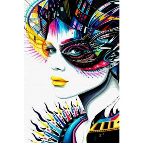 Hot 5D DIY Diamond Mosaic Embroidery Pretty Girl Cross Stitch Home Furnishings Diamond Painting pictures by numbers