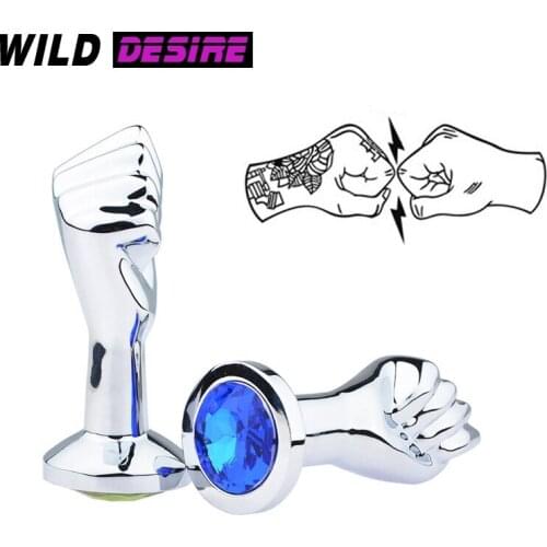 New 12 Color Anal Plug G-spot Dildo Small Penis Fist Butt Plug Hand Anal Stuffed Masturbate Sex Toys For Women Men Anal Dilator