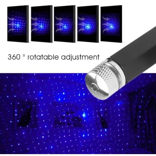 Car Roof Star Ambient Light Romantic USB Night Atmosphere Lamp Home Interior Decoration Mini Ceiling Projector Galaxy Adjustable