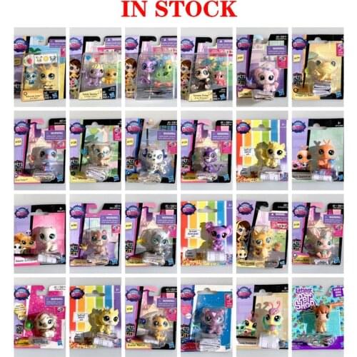 Children Toy Hasbro Littlest Pet Shop Doll Simulation Pets Anime Animals Action Figure Model Toy Collection Kids Play House Toy