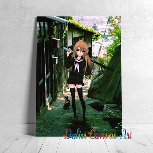 Canvas Anime Toradora Taiga Pictures Home Manga Decoration Paintings Poster HD Prints Wall Art Modular Living Room Framed
