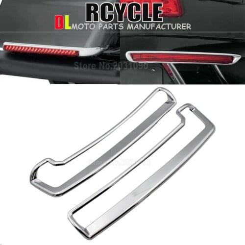 Chrome Side Trim Tour-Pak Electra/Street Glide FIT for Harley Tri Electra Glide Model 2014