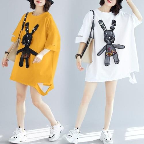 Женские длинные футболки LDKVGSU China At AliExpress