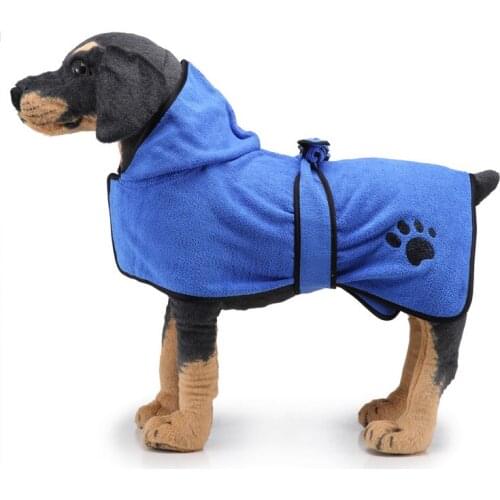 Powerful Pet Absorbent Dog Towel Cat Bath Towel Bathrobe Blanket Dual-Use Pet Bath Products