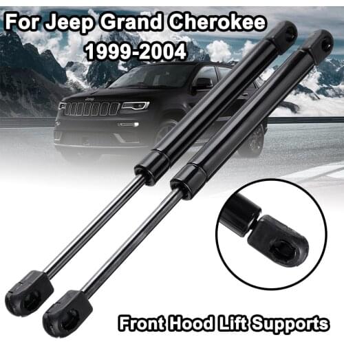 2pcs Car Front Engine Hood Lift Supports Props Rod Arm Gas Springs Shocks Strut Bars 55136764AA For Jeep Grand Cherokee WJ WG