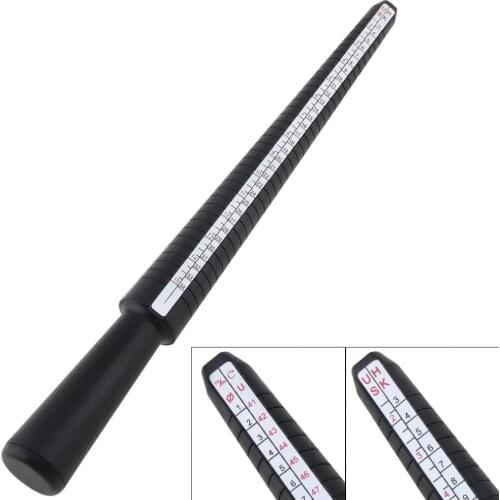 HK / US / EU / JPN Degree Standard Four-yard Plastic Measuring Stick Ring Measurement Tool with Four-types Scale