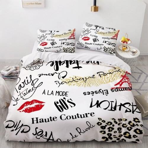 European Nordic Design 3D Bedding Sets White Quilt Covers Pillow Case Bedding Bag Duvet Cover Sets Bed Linens Queen Full Size