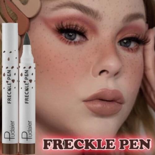 Natural Lifelike Makeup Freckle Pen Brown Long Lasting Waterproof Dot Spot Pen Create Sunkissed Point Artificial Face Freckles