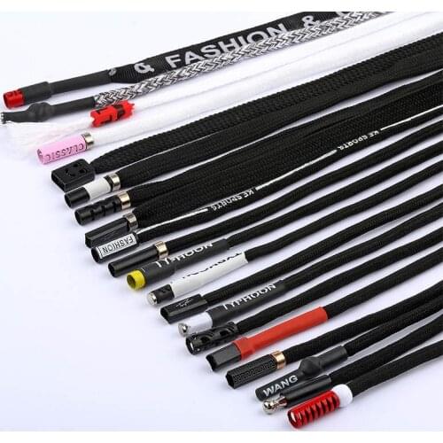 5pcs Sweatpants Drawstring Strap Metal Head Sports Pants Cotton Rope Belt Pants/Hoodies Accessories Diy Sewing Band Supplies