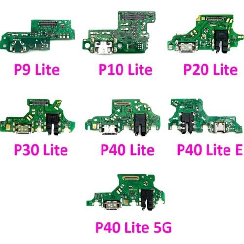 Dock Connector Micro USB Charger Charging Port Microphone Board For Huawei P10 Plus P20 Pro P30 P9 P8 lite 2017 Mini P40Pro Plus