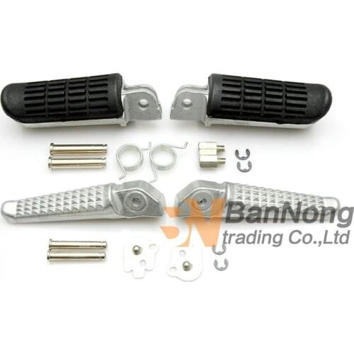 High quality motorcycle Front&Rear Footrests Foot pegs For Honda CB400 SuperFour 1992-1998 CB-1 CB500 CBR1100XX blackbird VTR100