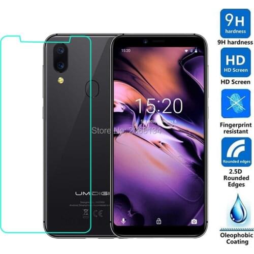 2pcs/lot For Umidigi A3 Tempered Glass Protective Film 9H Safety Screen Protector For Umi A3 Pro 5.5" Guard Protection