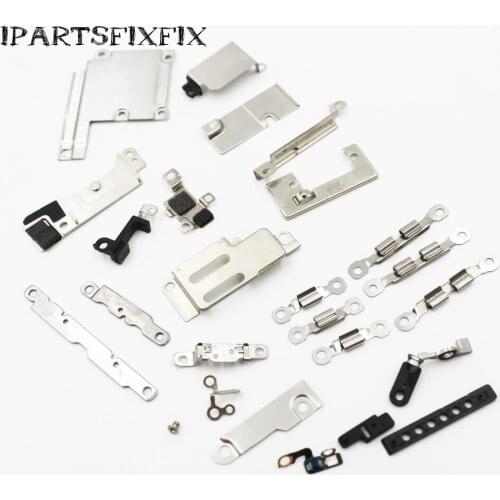 25Pcs/ Set for iPhone 6 plus 5.5 Accessories Inside Small Metal Parts Holder Bracket Shield Plate Set Kit