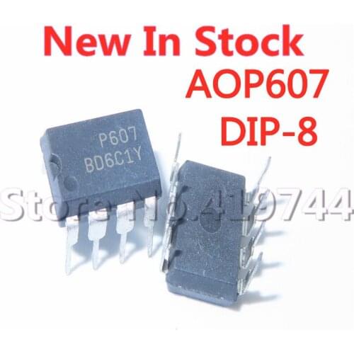 5PCS/LOT AOP607 P607 DIP-8 MOS tube chip In Stock NEW original IC