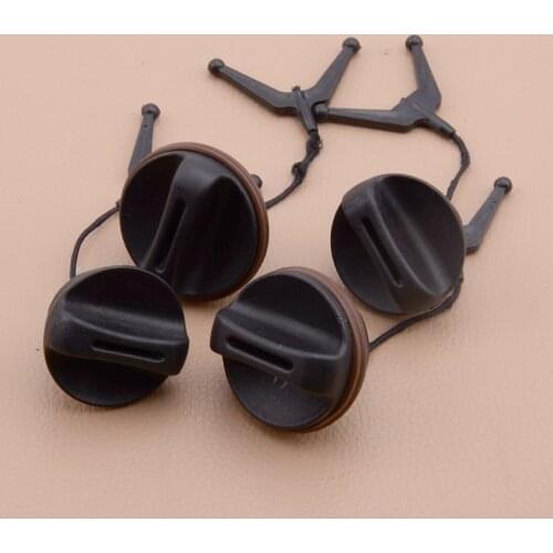 537215202 503903901 2 Plastic Fuel Cap & 2 Oil Cap fit for Husqvarna 340 345 346XP 350 353 chainsaw part
