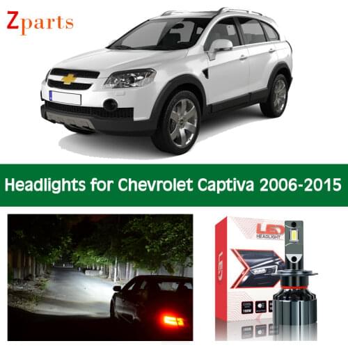 Car Bulbs For Chevrolet Captiva LED Headlight Headlamp Low High Beam Canbus White Auto Lights Lighting 12V 24V 6000K Accessories
