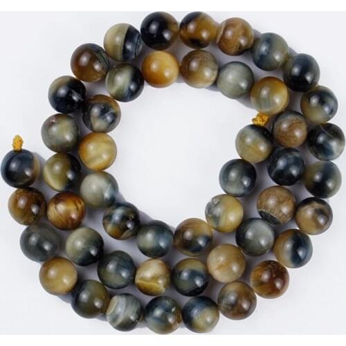 Natural Stone Beads Wood Grain Road Dream Tiger Agate Loose Beads for Making DIY Bracelet Earrings Accessories15 6/8/10/12mm