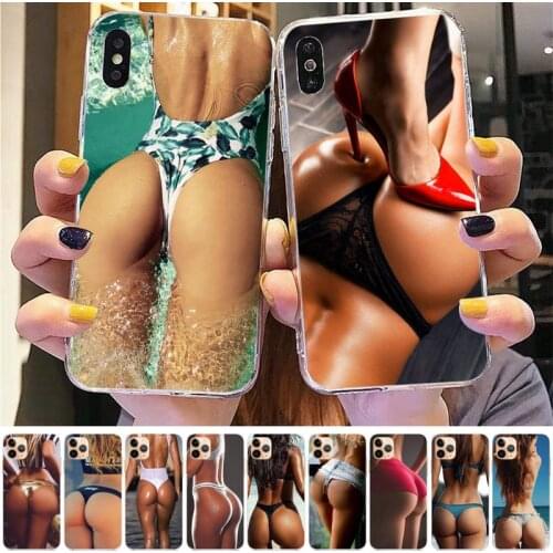 TOPLBPCS Sexy ass Underwear Bikini Woman girl Phone Case for iPhone 11 12 pro XS MAX 8 7 6 6S Plus X 5S SE 2020 XR case