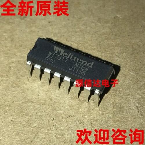Real picture shooting of new original WT7517N164 WT7517 DIP-16 power management chip
